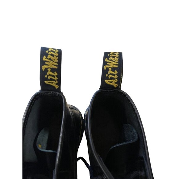 Dr. Martens Union Jack British Flag Black Leather Boots UK 6 US 7.0M 8.0 W EU39 - Picture 6 of 9